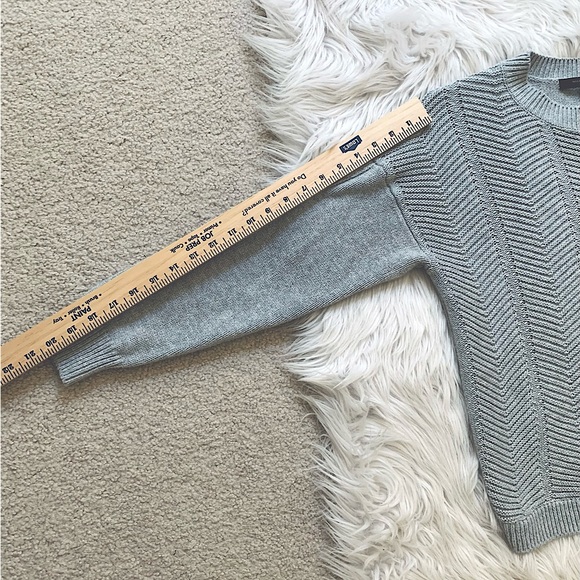 Marc New York Gray Sweater w/ Buttons - Picture 14 of 14